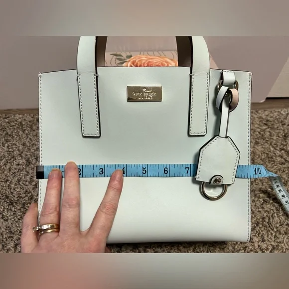 Kate Spade Mint Green New York Satchel EUC - Picture 11 of 12